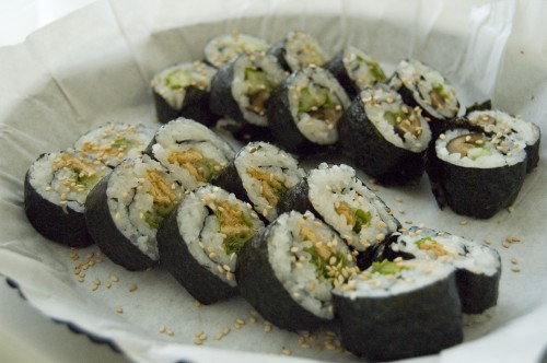 tofu, green onion & sprouts
