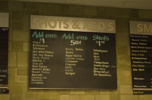 shots & adds