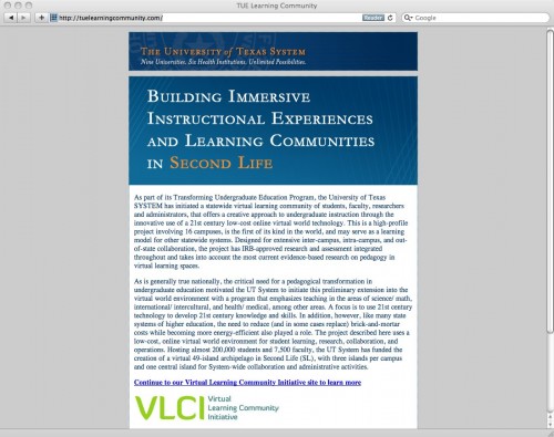 TUE Learning Community TUE Learning Community