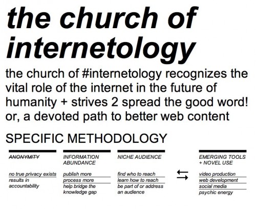 Welcome to The Church of Internetology Welcome to The Church of Internetology