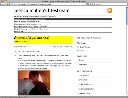financial hygiene (#5) | Jessica Mullen_s financial goalstream