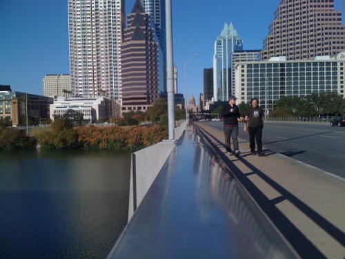 crossing the congress bridge