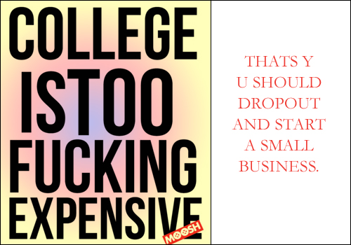 college is too expensive