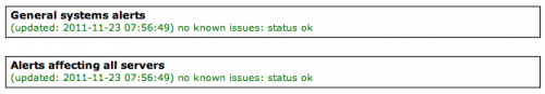Status ok! Status ok!