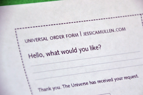 Universal Order Form Universal Order Form